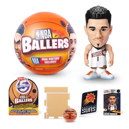 Figura Coleccionable Sorpresa ZURU de Jugadores de la NBA con Accesorios Incluidos