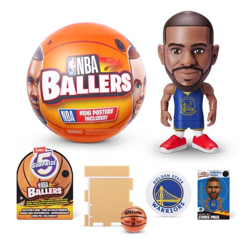 Figura Coleccionable Sorpresa ZURU de Jugadores de la NBA con Accesorios Incluidos