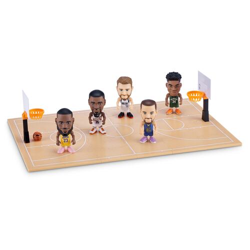 Figura Coleccionable Sorpresa ZURU de Jugadores de la NBA con Accesorios Incluidos