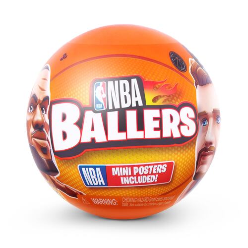 Figura Coleccionable Sorpresa ZURU de Jugadores de la NBA con Accesorios Incluidos