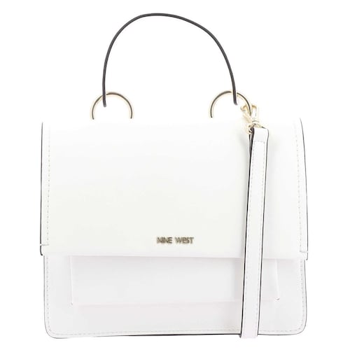 Bolso satchel Nine West blanco