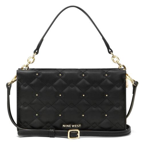 Bolso Negro De Hombro Con Asa De Cadena Nine West
