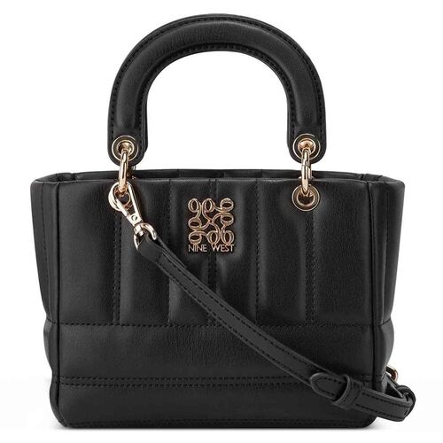 Bolsa satchel Nine west color Negro