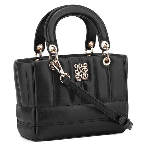 Bolsa satchel Nine west color Negro