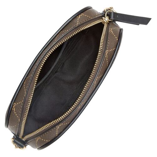 Bolsa cross body NINE WEST color Cafe/Multicolor Modelo NGL127372