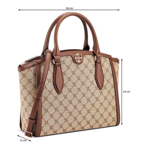 Bolsa Nine West de mano color Café/Multicolor para mujer