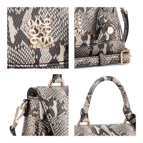 Bolsa Nine West cross body color Gris para mujer