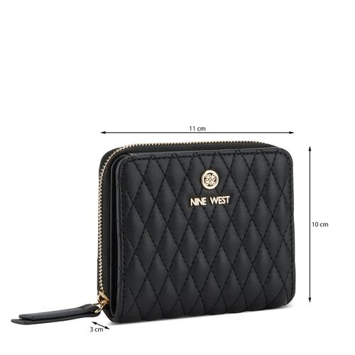 Cartera small wallet color Negro para mujer Nine West