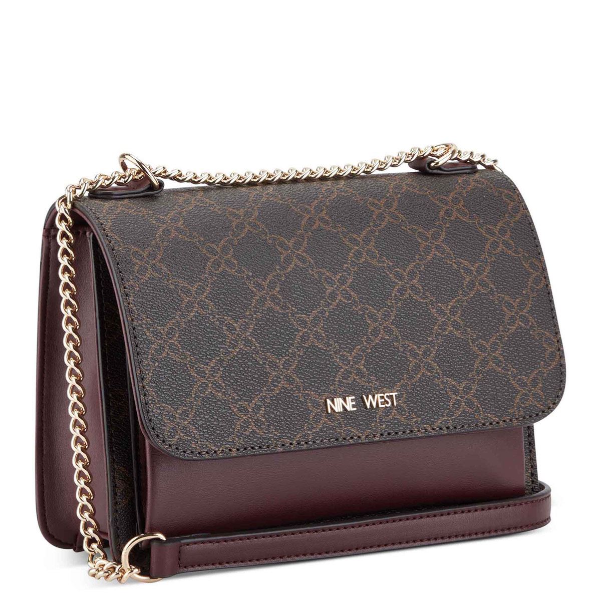 Cross Body Marca Nine West Bolsas Crossbody Nine West Marrón Con