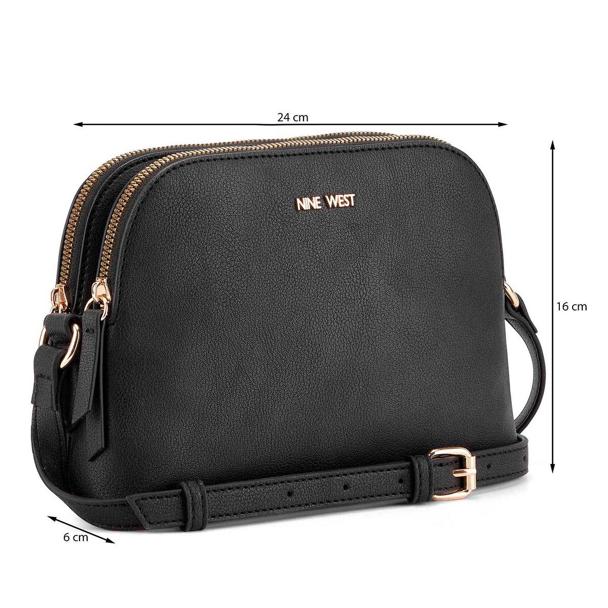 Bolsa nine west negra pequeña sale