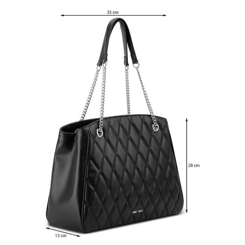 Bolso Tote Nine West Negro para Mujer
