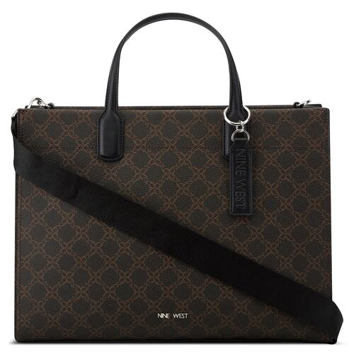 Maletín Laptop Nine West Bag Café Obscuro para Mujer