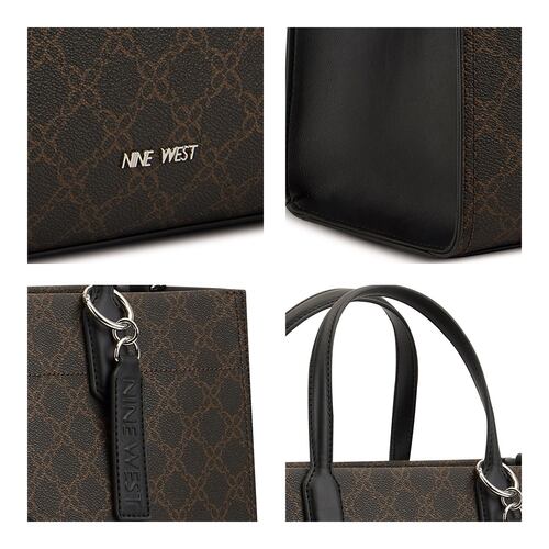 Maletín Laptop Nine West Bag Café Obscuro para Mujer