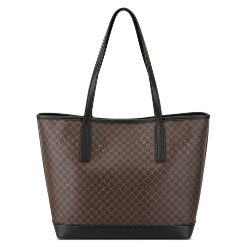 Bolsa Tote Nine West Café con Negro para Mujer