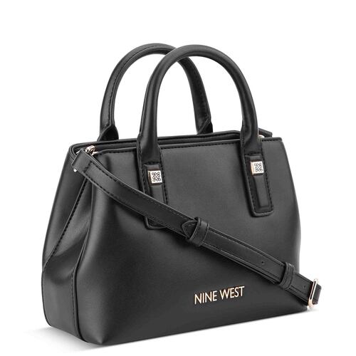 Bolsa Satchel Nine West Negro para Mujer