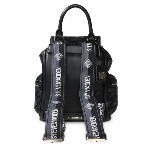 Bolsa Steve Madden mochila colro negro modelo bhike blkfa