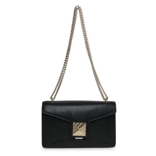 Bolsa Steve Madden crossbody color negro breva blkfa breva