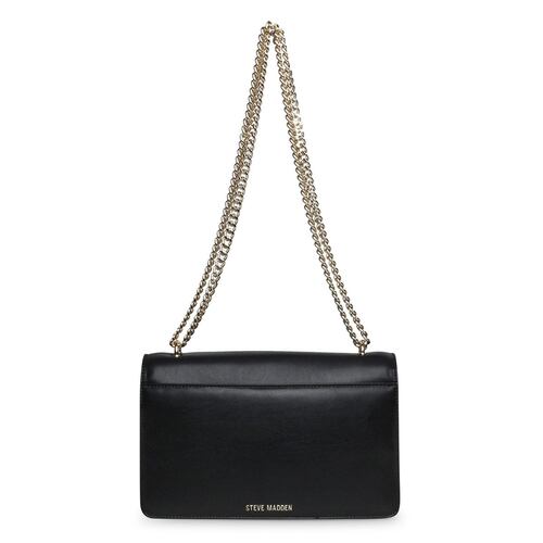 Bolsa Steve Madden crossbody color negro breva blkfa breva