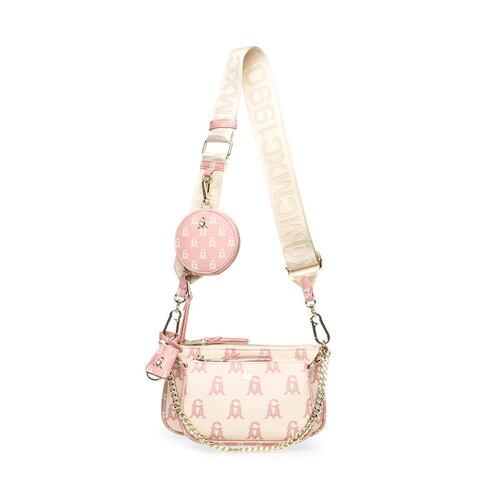 Bolsa crossbody rosa claro multi Steve Madden