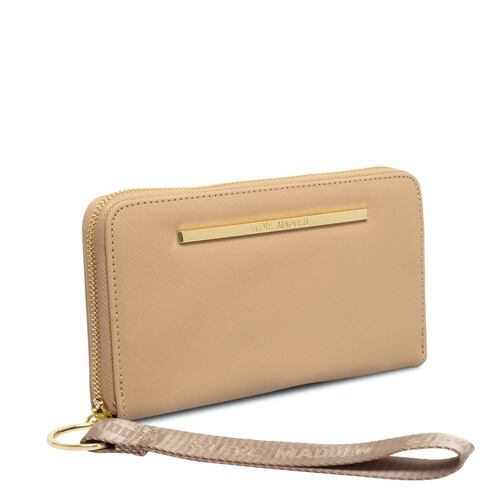 Cartera Wristlet Steve Madden Camel para Mujer