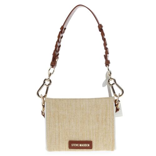 Bolsa Steve Madden crossbody natural con rafia BLEAVE NATFA