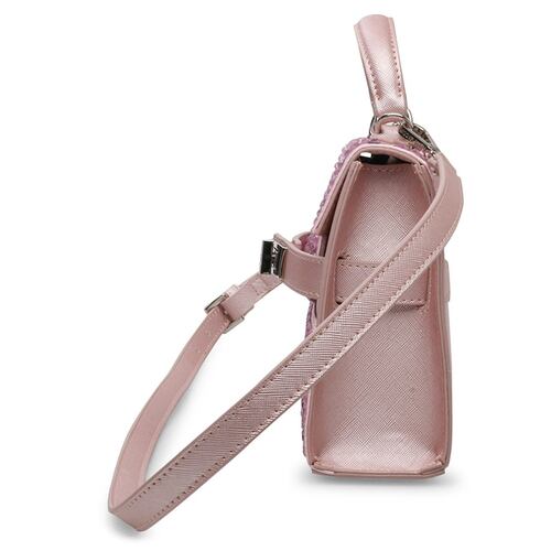 Bolso Steve Madden crossbody rosa con brillos bdignity