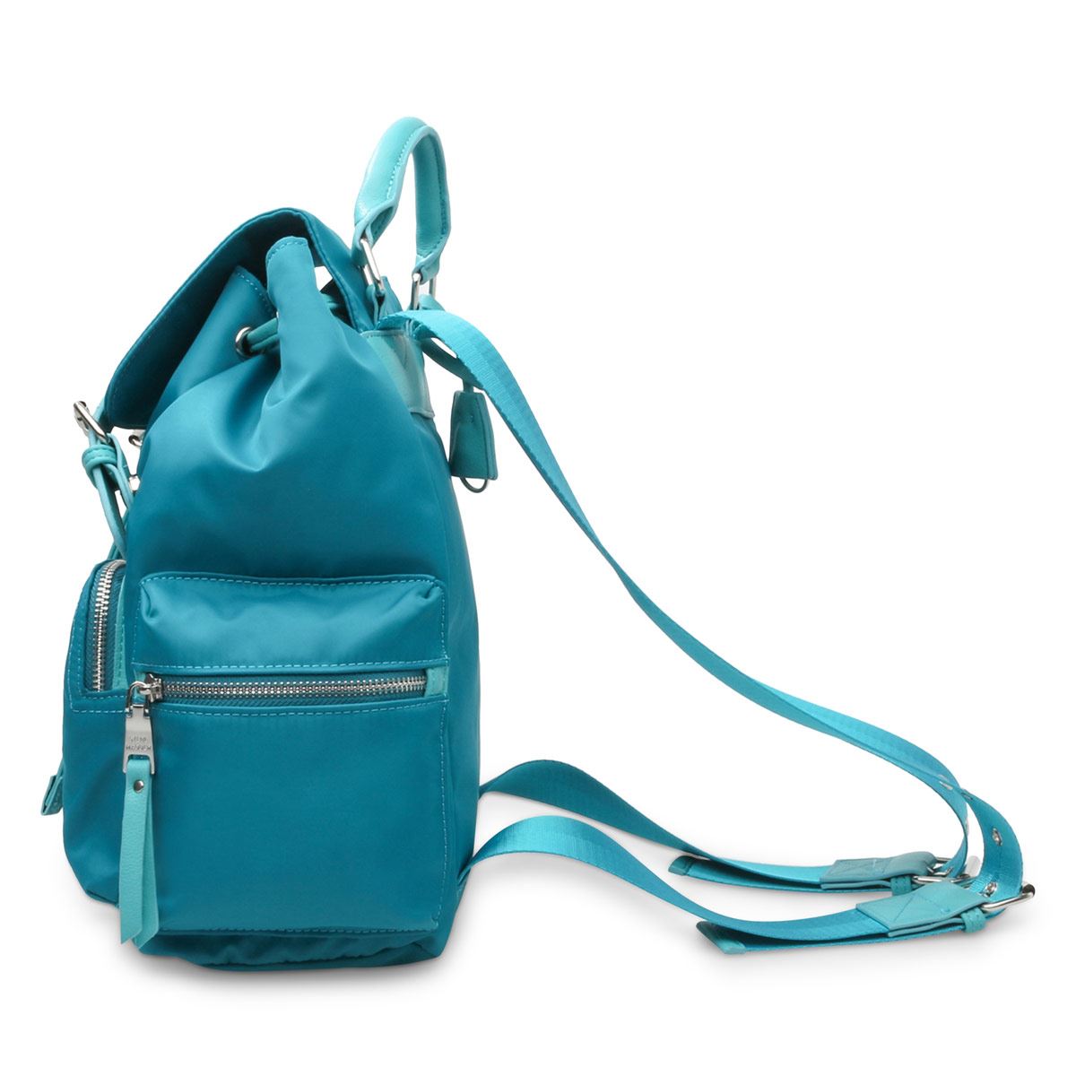aqua leather backpack Kiara | Convertible Strap Mini & Crossbody Bag Upgrade your daily commute with McKleinUSAs stylish ACADIA Leather Mini Bow Backpack 22L Aqua Transit Backpack