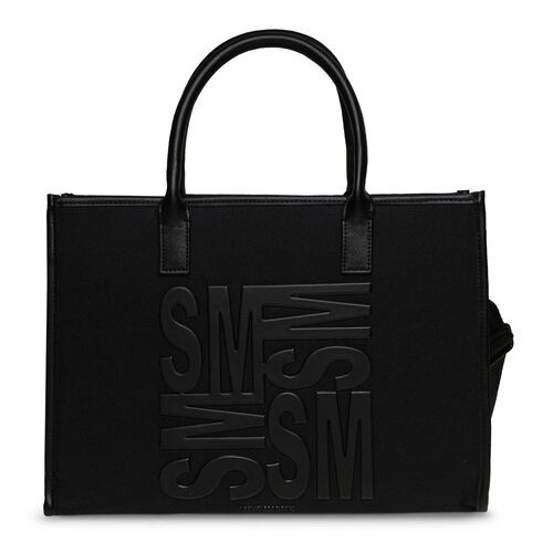 Bolsa Steve Madden tote color negro bchords blkfa bchords