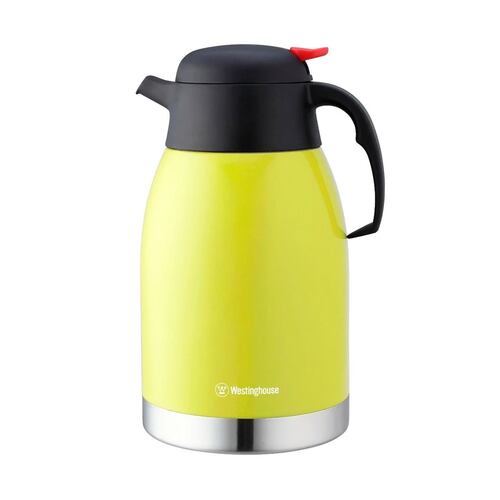 Cafetera De Acero Inoxidable Amarillo 2000ml Westinghouse