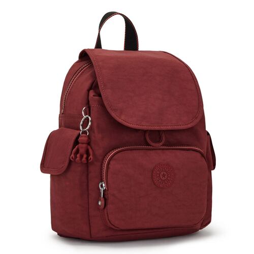 Bolsa Kipling tipo Mochila Color Vino para Mujer