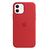 Funda de Silicón con MagSafe iPhone 12 Mini - (PRODUCT)RED Rojo