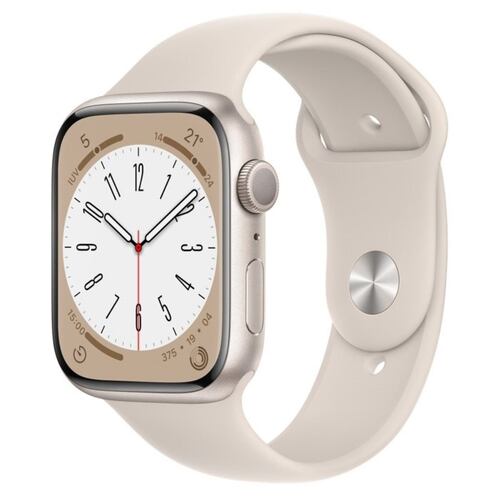 Apple Watch S8 45 mm Aluminio Blanco Estelar