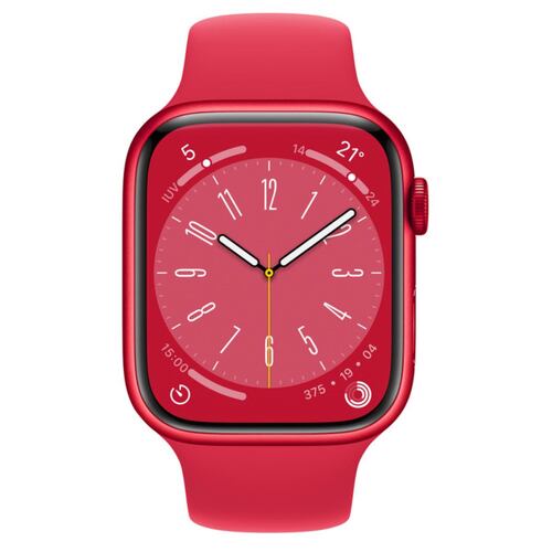 Apple Watch S8 45 mm aluminio rojo