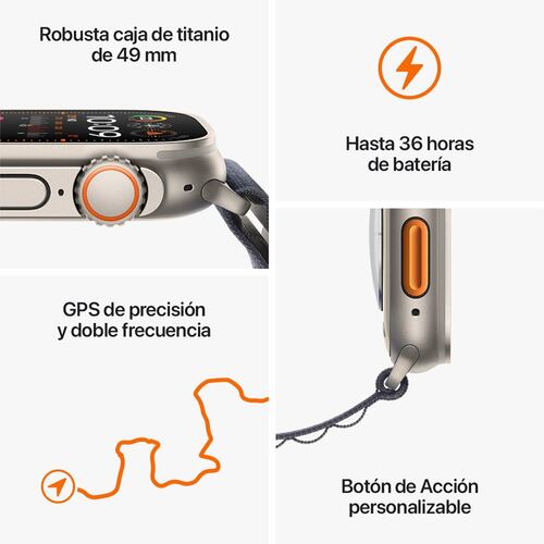 Apple Watch Ultra 2 49mm Ocean Naranja
