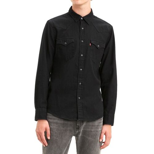 Camisa negra Levis para hombre EG