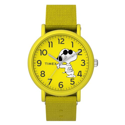Reloj Unisex Timex Colección Peanuts Amarillo