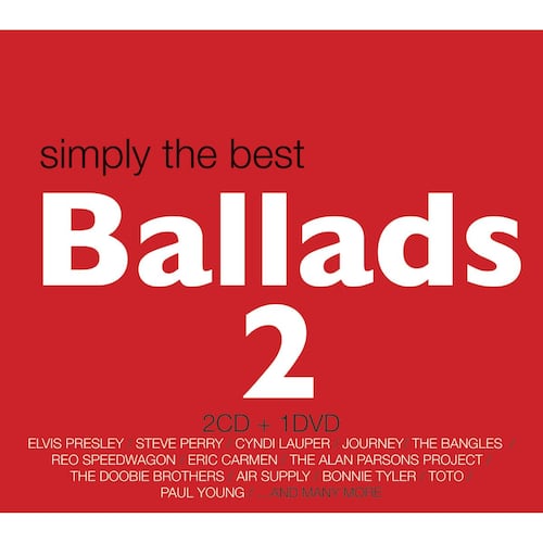 2 CDs + 1 DVD Simply The Best: Ballads 2