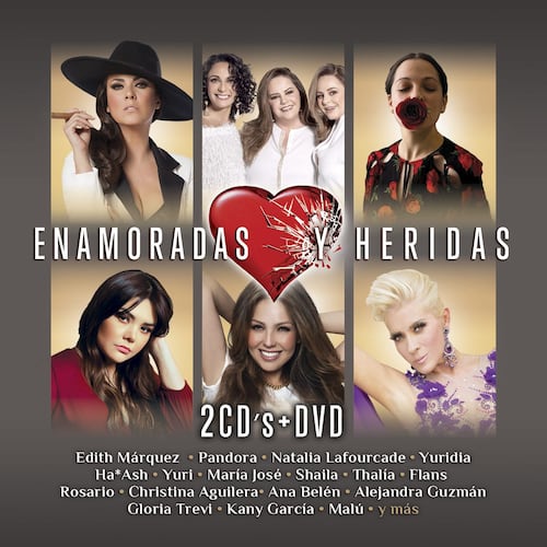 CD2 + DVD Varias - Enamoradas y Heridas