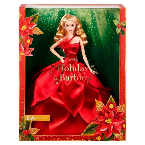 Barbie Holiday Doll  Rubia