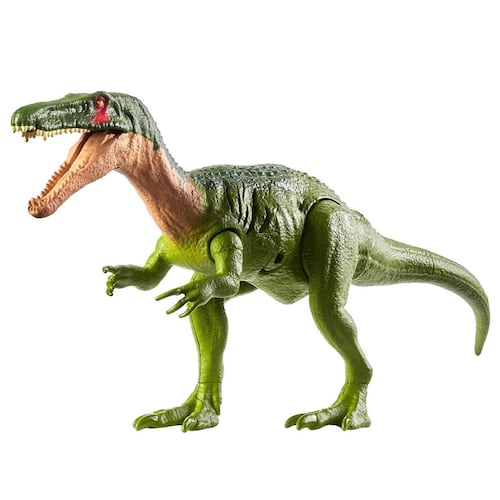 Jurassic World Figuras de Acción, Baryonyx, Dinosaurio de 12" con sonidos, Dinosaurio de Juguete para niños de 4 años en adelante