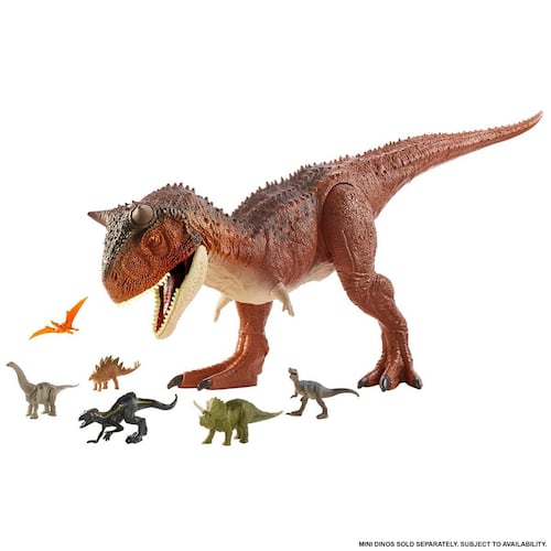 Jurassic World Figuras De Acción, Carnotaurus Toro Super Colosal
