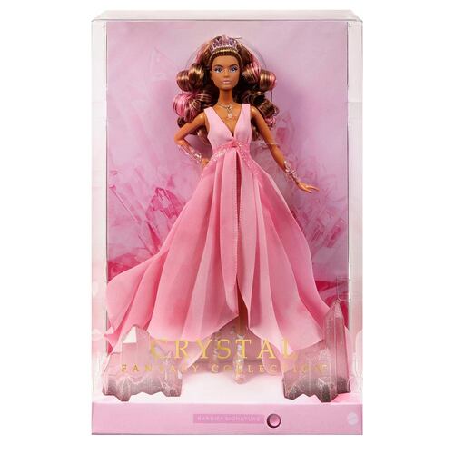 BARBIE SIGNATURE CRYSTAL FANTASY COLLECTION PINK OPAL