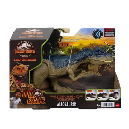 Jurassic World Allosaurus Ruge y Ataca