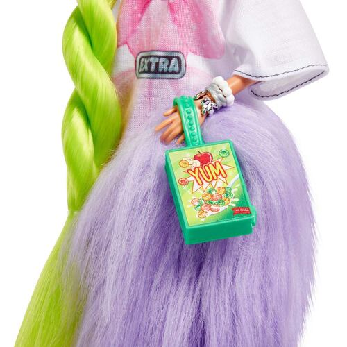 Barbie EXTRA Muñeca Cabello Verde Neon
