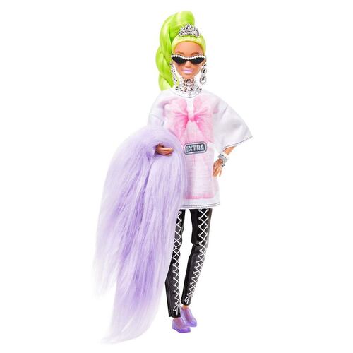 Barbie EXTRA Muñeca Cabello Verde Neon