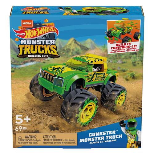 Mega Construx Hot Wheels Gunkster Monster Truck