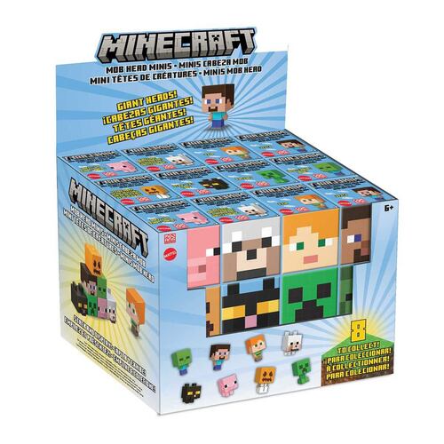 Mini Cabezas Mob Surtidas Minecraft