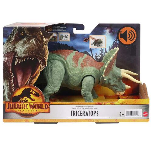 Jurassic World Triceratops. Ruge y Ataca