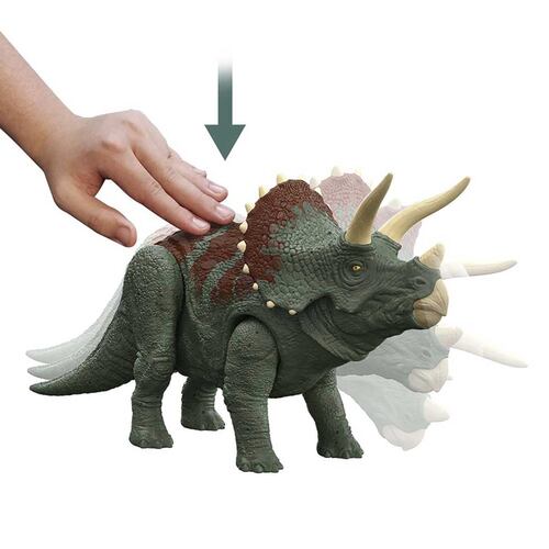 Jurassic World Triceratops. Ruge y Ataca