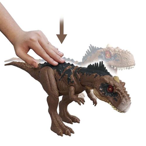 Jurassic World Rajasaurus, Ruge y Ataca